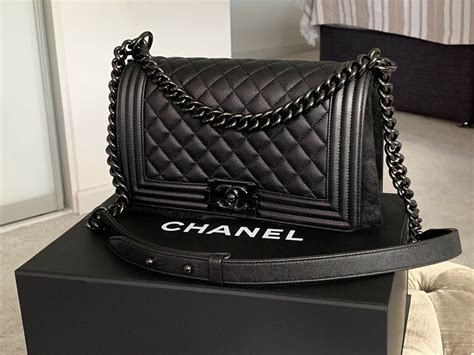 chanel boy baf|chanel black boyfriend bag.